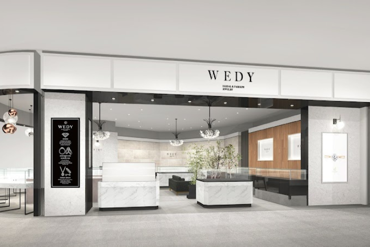 東北最大級のイオンモール新利府の南館にある 結婚指輪・婚約指輪専門店 "WEDYイオンモール新利府 南館店"