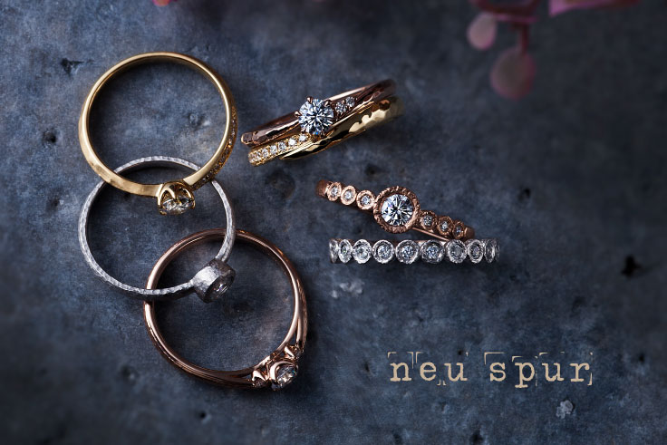 手作り感と温もりが魅力｜neu spur（ノイシュプール）が叶えるふたりらしい結婚・婚約指輪