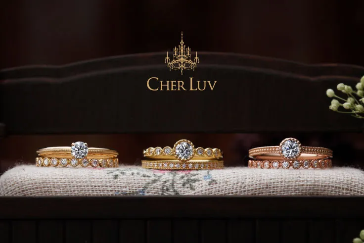 アンティーク調がかわいい結婚指輪・婚約指輪｜大人かわいい『CHER LUV（シェールラヴ）』
