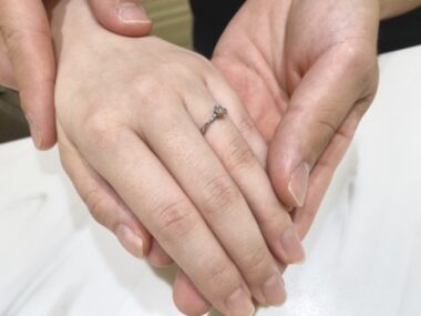 神戸市灘区 婚約指輪をご成約 購入者の声画像