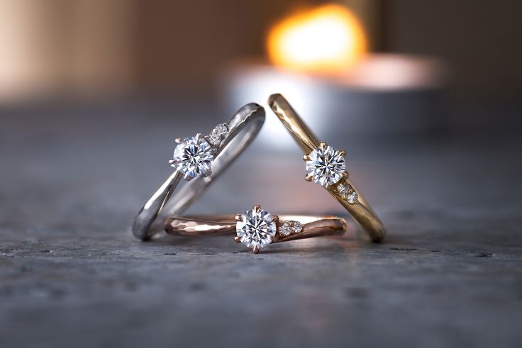  エンゲージリング　マリッジリング　セットリング　プラチナ　K18ゴールド　ピンクゴールド　イエローゴールド　ホワイトゴールド　ダイヤモンド　結婚指輪　婚約指輪　コンビネーションリング　コンビリング　おしゃれ　シンプル　重ね付け ハーフエタニティ　ハーフエタニティリング 記念日　ペアリングバウム　BAUM　エンゲージリング　マリッジリング　セットリング　プラチナ　K18ゴールド　ピンクゴールド　イエローゴールド　ホワイトゴールド　ダイヤモンド　結婚指輪　婚約指輪　コンビネーションリング　コンビリング　おしゃれ　シンプル　重ね付け