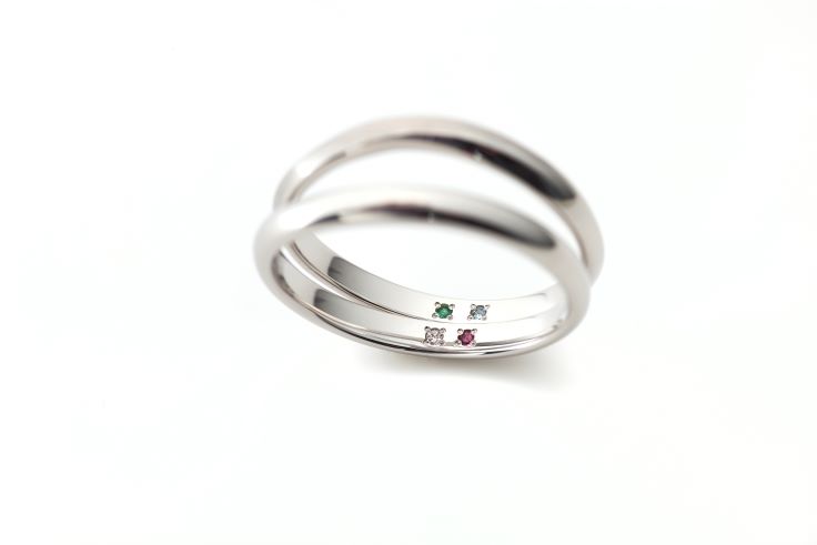 エンゲージリング マリッジリング セットリング プラチナ K18ゴールド ピンクゴールド イエローゴールド ホワイトゴールド ダイヤモンド 結婚指輪 婚約指輪 コンビネーションリング コンビリング おしゃれ シンプル 重ね付け ハーフエタニティ ハーフエタニティリング 内石 誕生石 インサイドストーン