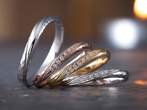 エンゲージリング マリッジリング セットリング プラチナ K18ゴールド ピンクゴールド イエローゴールド ホワイトゴールド ダイヤモンド 結婚指輪 婚約指輪 コンビネーションリング コンビリング おしゃれ シンプル 重ね付け