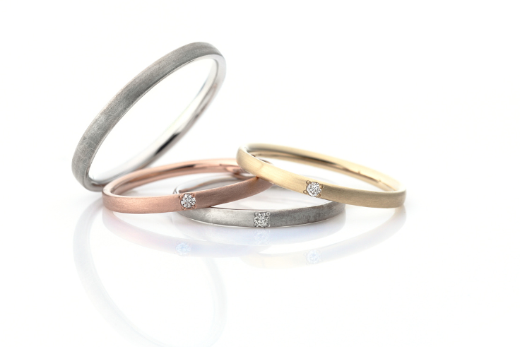 マリッジリング　セットリング　プラチナ　K18ゴールド　ピンクゴールド　イエローゴールド　ホワイトゴールド　ダイヤモンド　K10　低価格　ペアリング