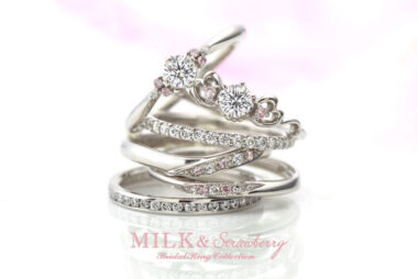 ピンクダイヤと出会う“運命のリング”|MILK&Strawberry の魅力とは